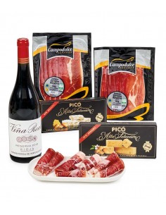 Cesta de Navidad para Empresas nº 232 - Jamón y Gourmet