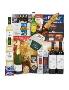 Cesta Navidad con Jamón